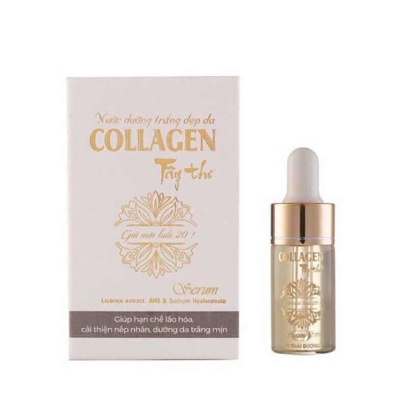 Serum chống nhăn tức thì collagen tây thi lọ 12ml - nâng cơ , phục hồi da