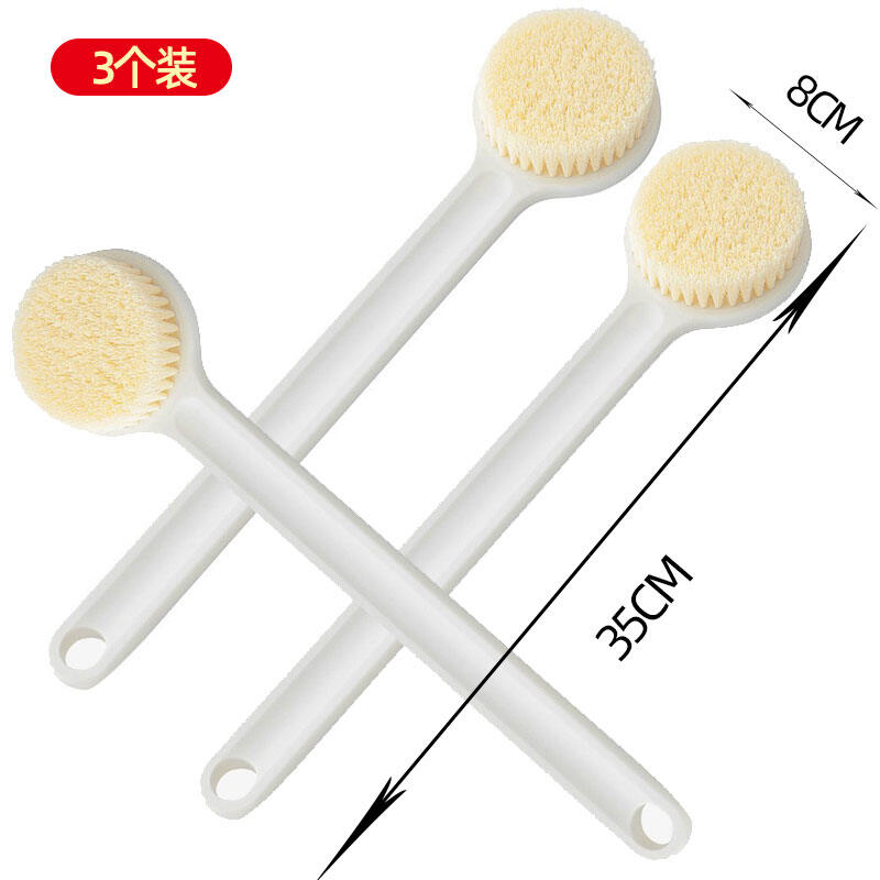 Bàn chải tắm lông mềm tay cầm dài kiểu nhật, bàn chải tắm kiểu nhật, dụng cụ thần thánh kỳ lưng, bàn chải tắm kỳ phần lưng, dụng cụ thần thánh tắm