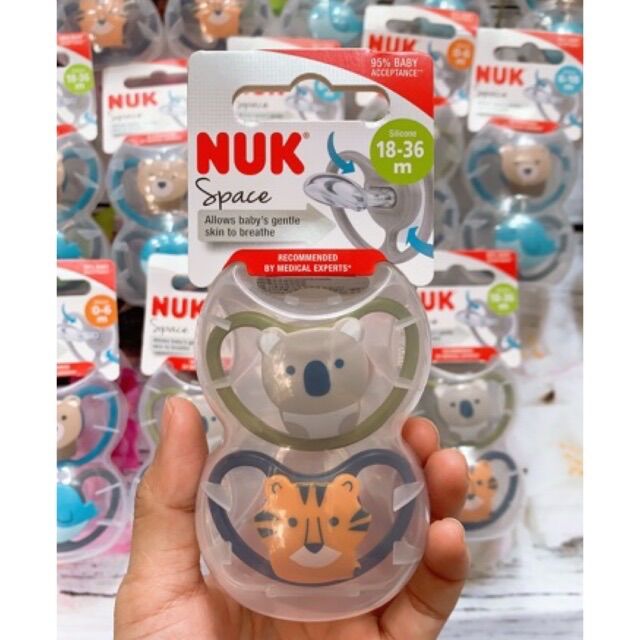 Bộ ti giả chỉnh nha silicone - hình con vật cute