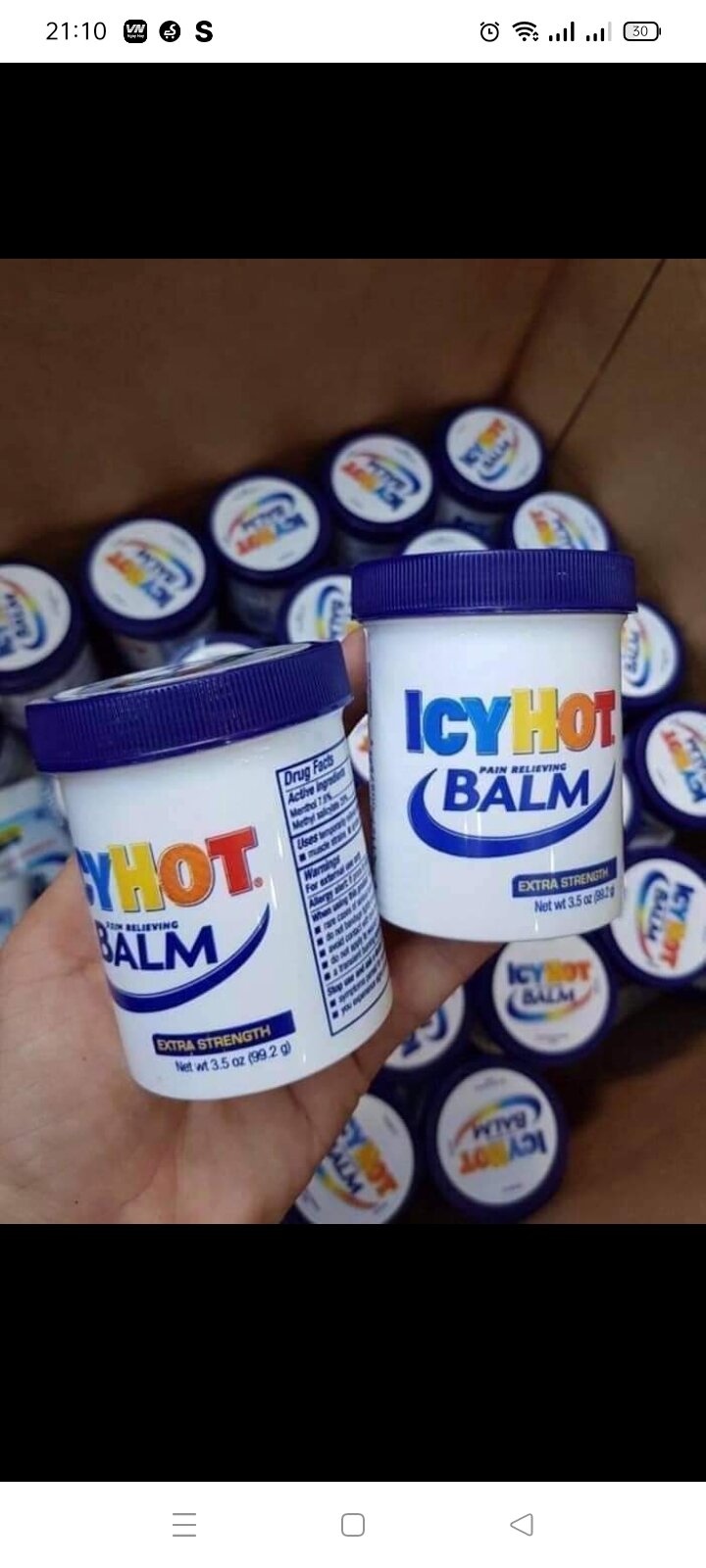 Hcm hàng xách tay từ mỹ dầu xoa bóp giảm dau nhức .date 25