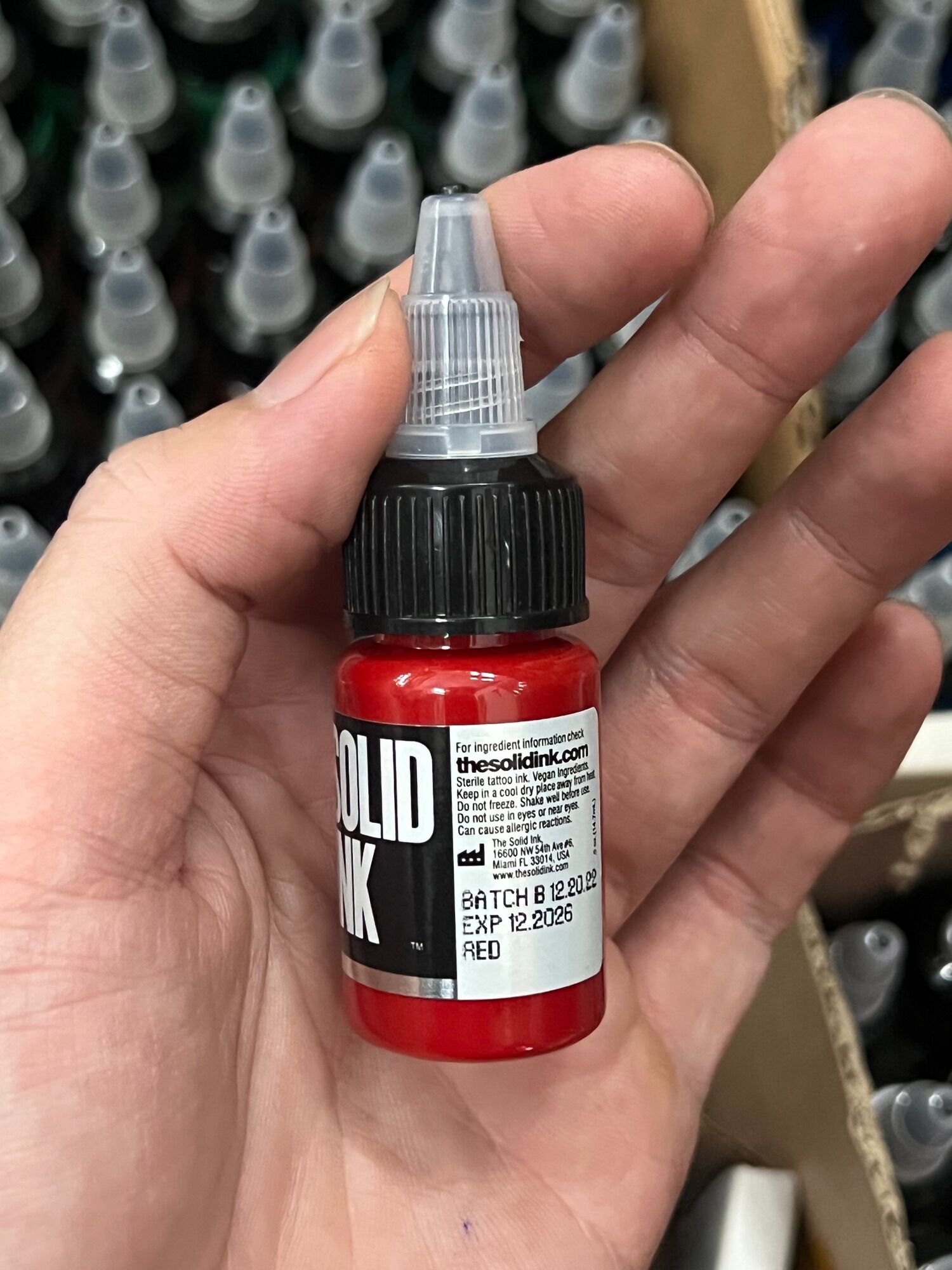 Mực xăm solid chính hãng 15ml