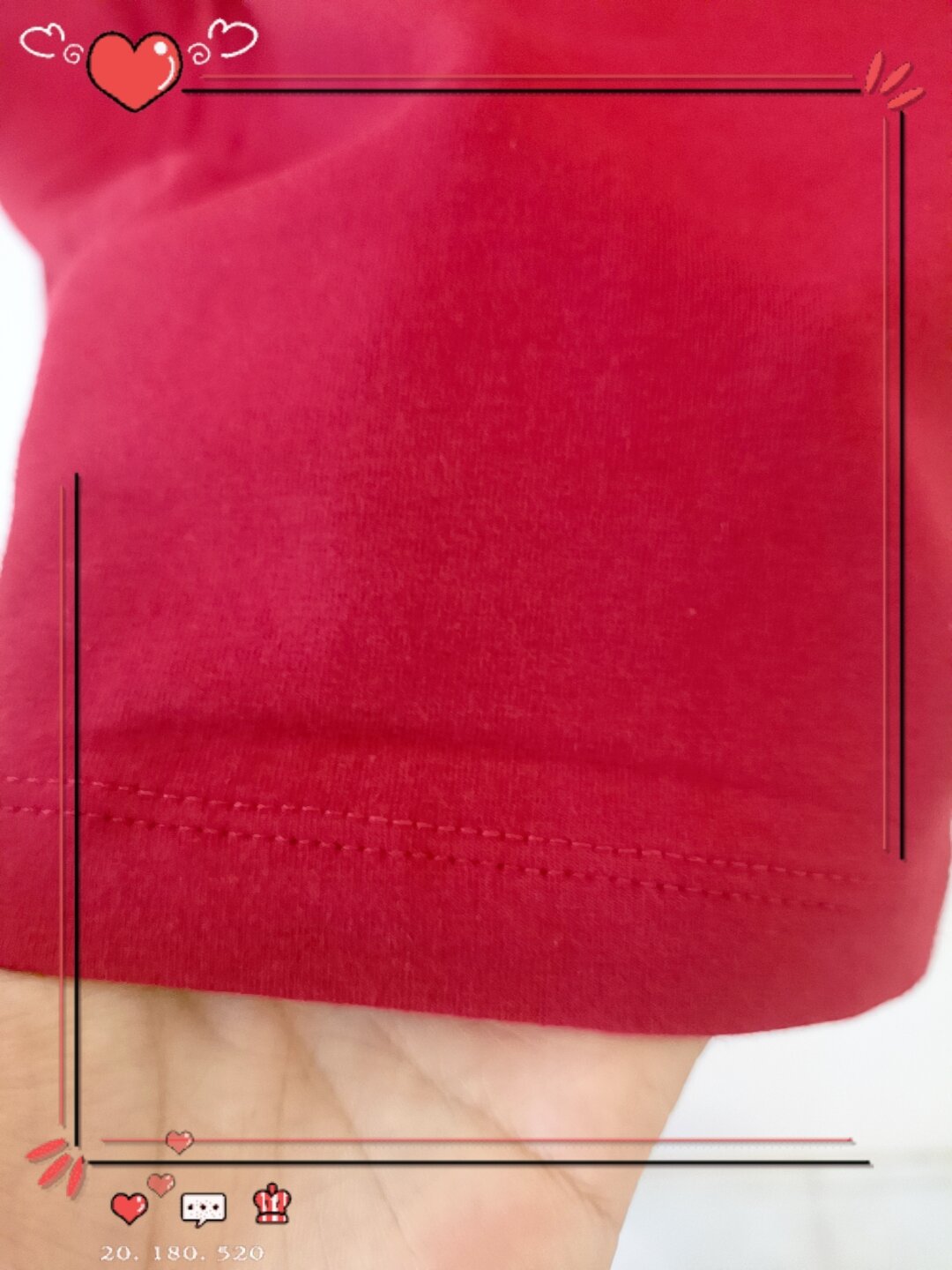 Áo thun nữ COTTON màu đỏ Ms.Simple