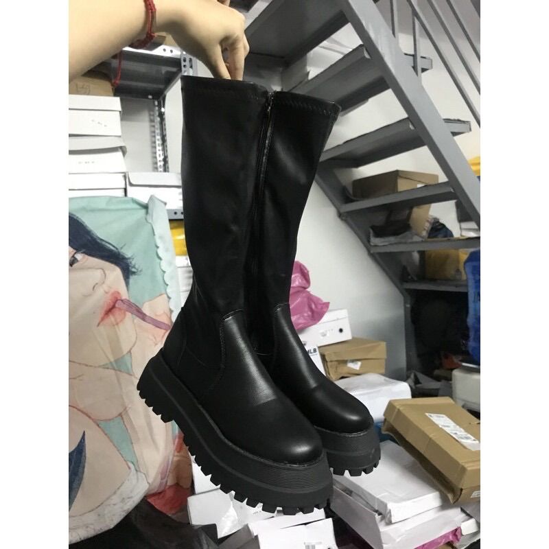 GIÀY BOOT NỮ ĐẾ DÀY BÁNH MÌ CAO GỐI - B71