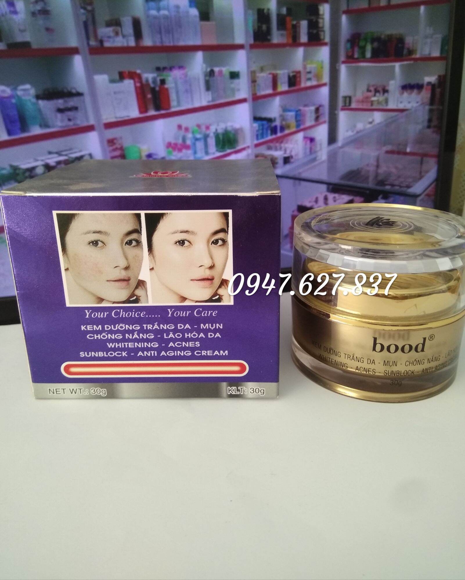 KEM BOOB MỤN TRẮNG DA LÃO HÓA 30g
