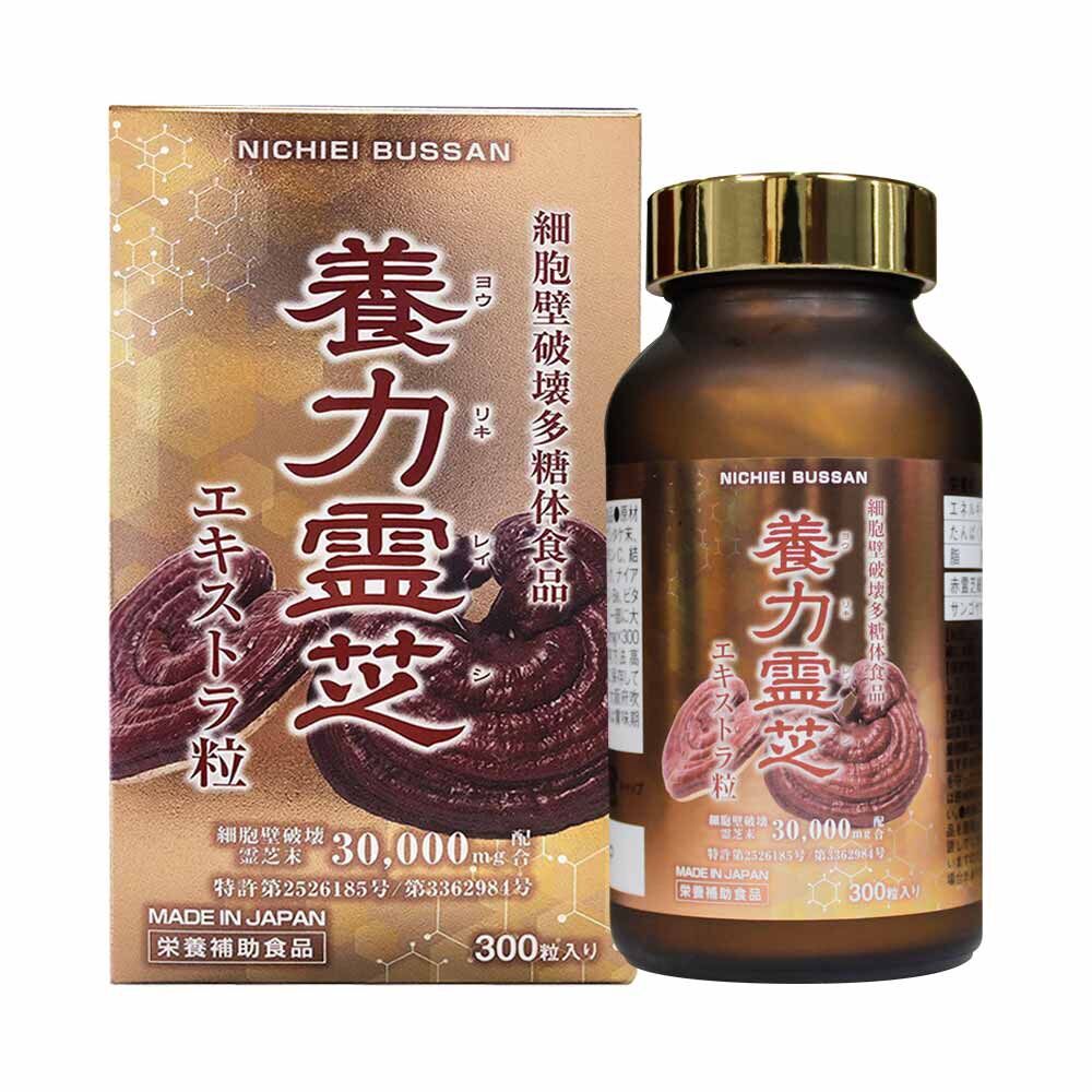 NẤM LINH CHI ĐỎ NICHIEI BUSSAN NOURISHING REISHI - 300 viên Nhật Bản