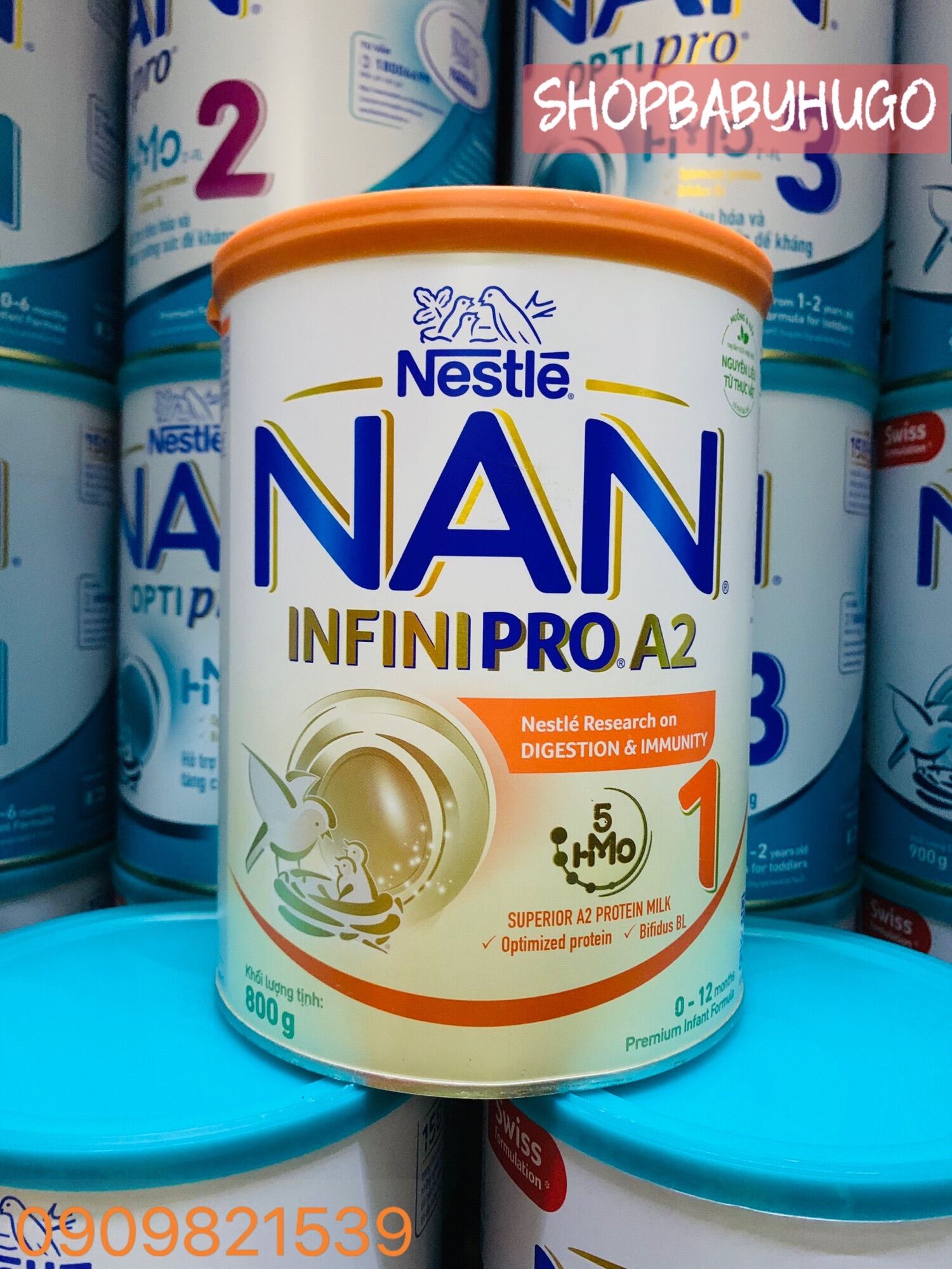 Sữa bột nan infinipro a2 số 1 800g - ảnh sản phẩm 1