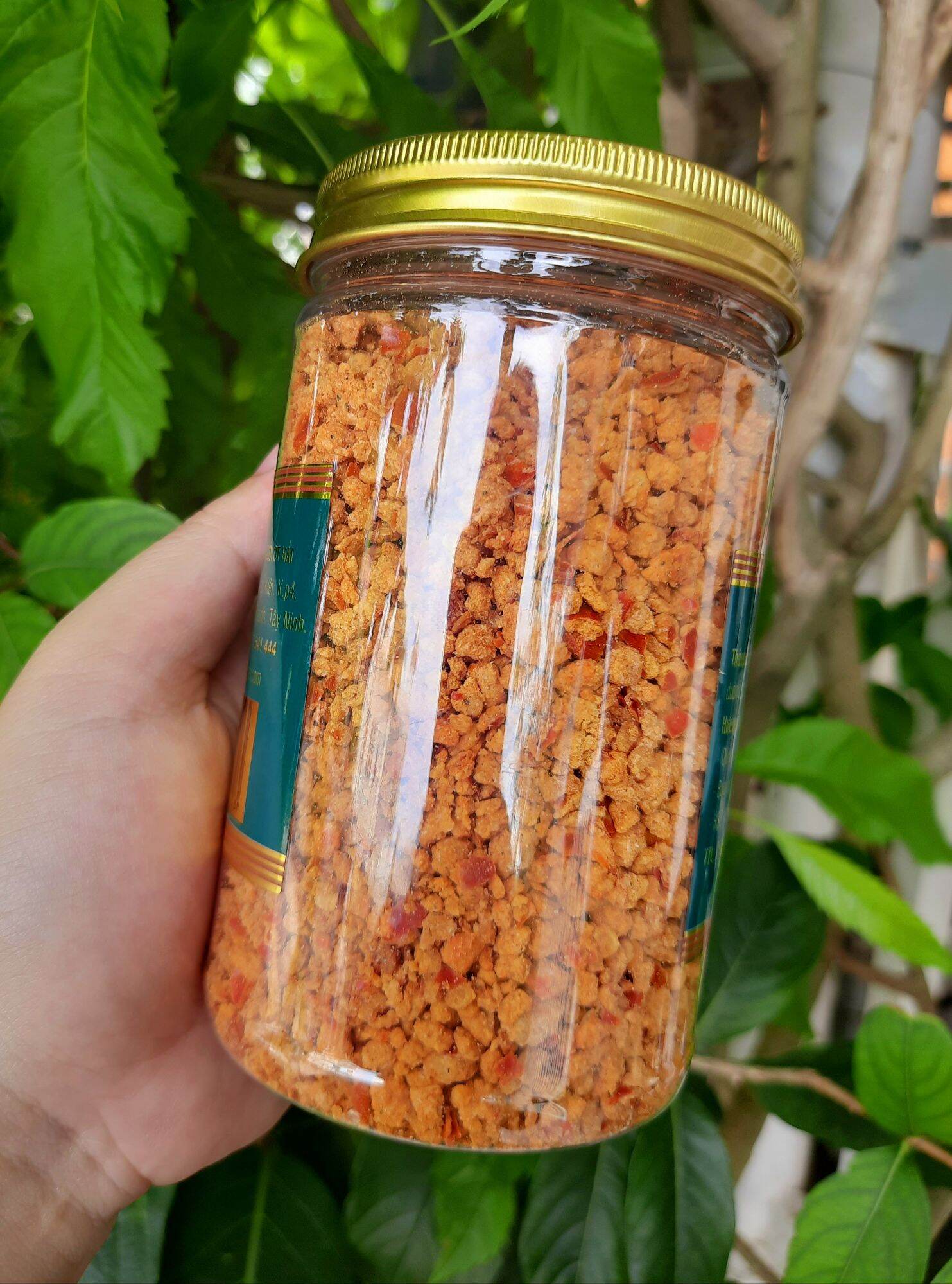 Muối ớt tôm đặc biệt (hũ nắp nhôm cao cấp) muối Hải Tây Ninh
