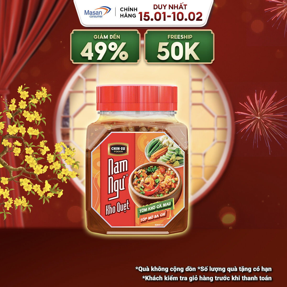 Kho Quẹt Nam Ngư Tôm Khô Cà Mau Tóp Mỡ Ba Chỉ 200gr