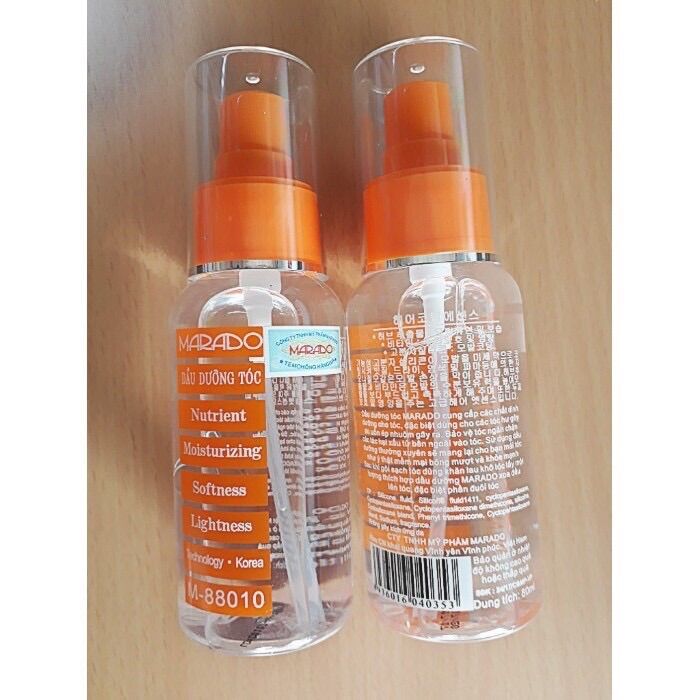 Tinh dầu dưỡng bóng tóc Marado 80ml chính hãng (sl:1lọ)