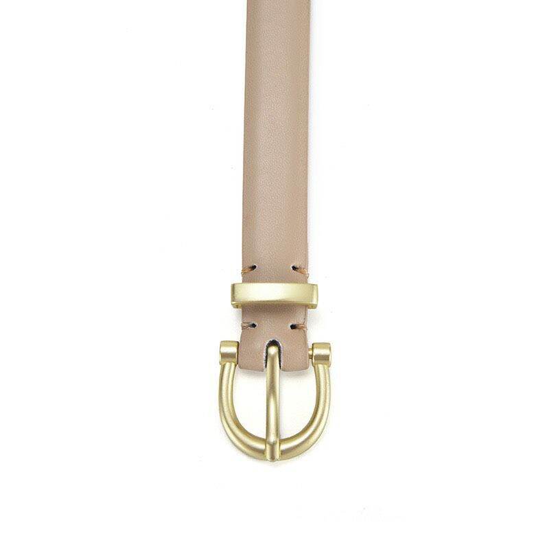 Dây nịt/ Thắt lưng da mặt basic dễ phối 2cm
