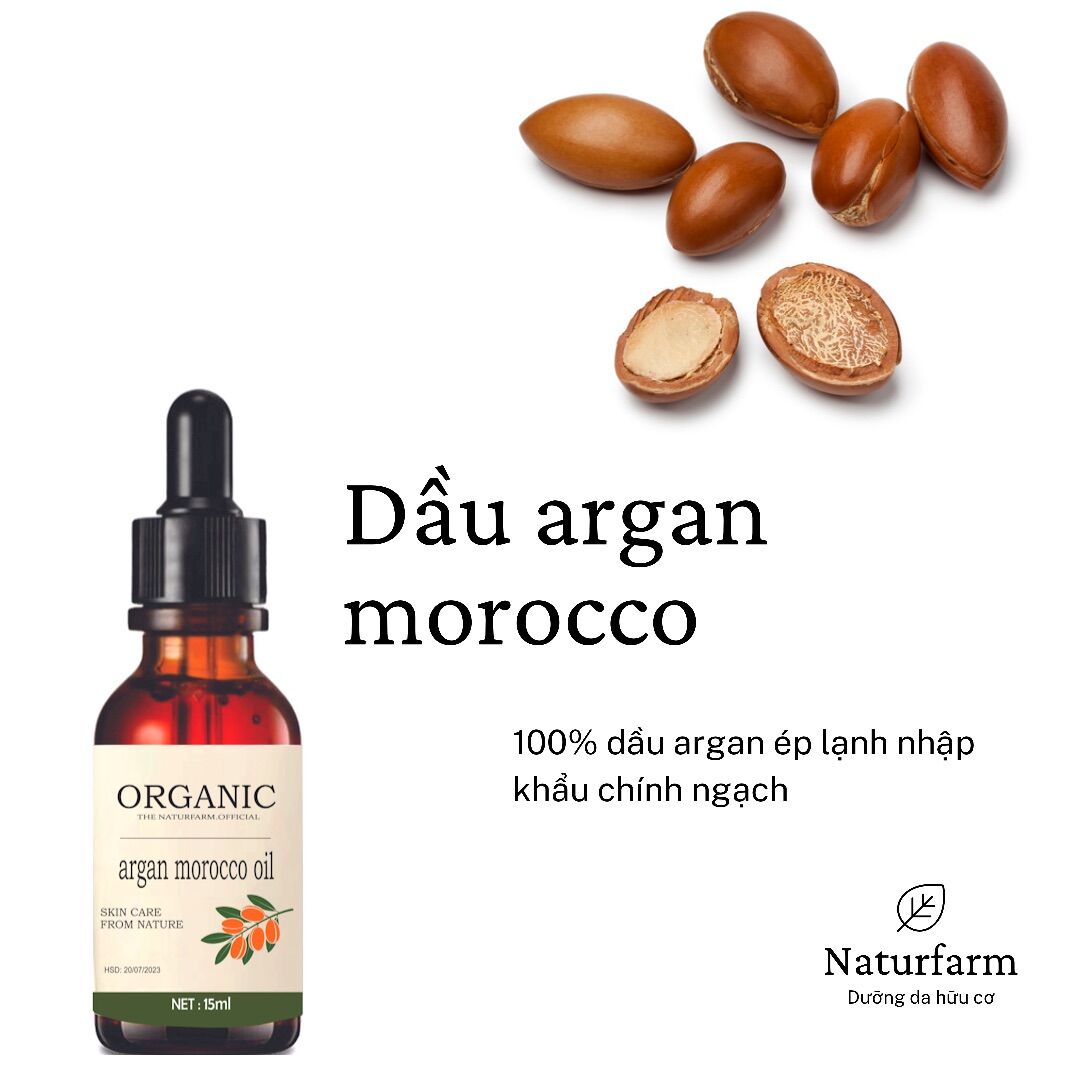 Dầu Argan Morocco nguyên chất Organic 15ML ( Argan Seed Oil Morocco )