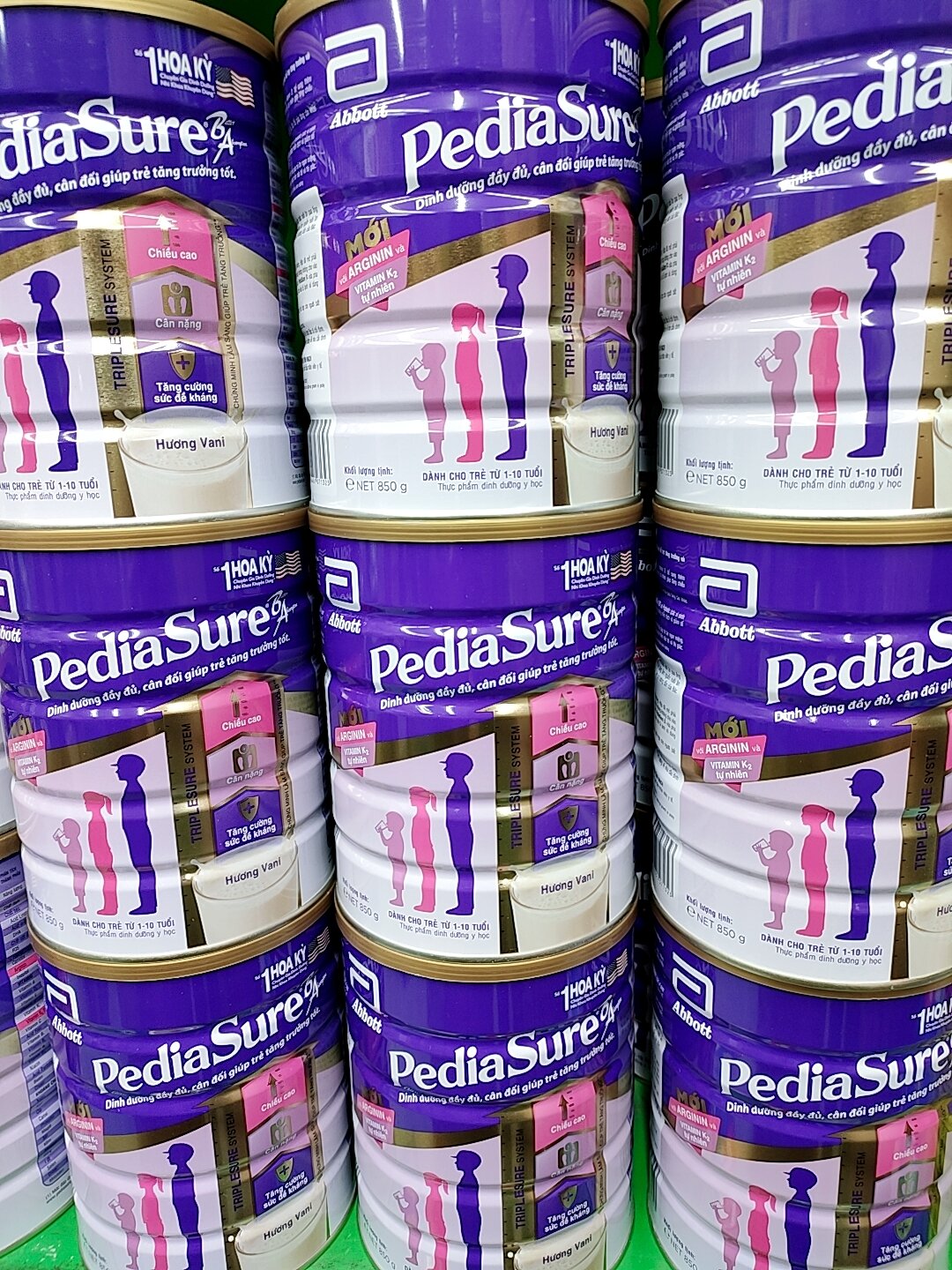 sữa bột pedia sure 850g