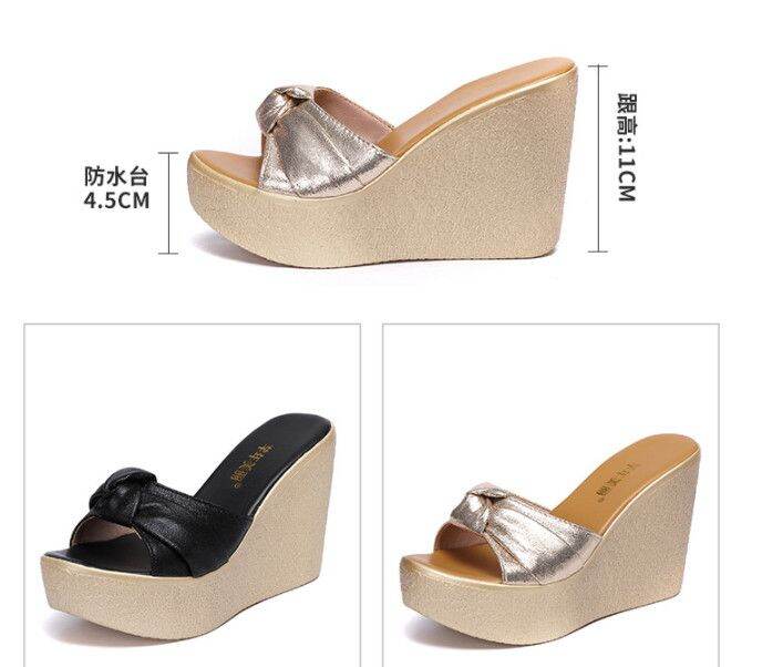 dép đế xuồng nơ nhũ 10f