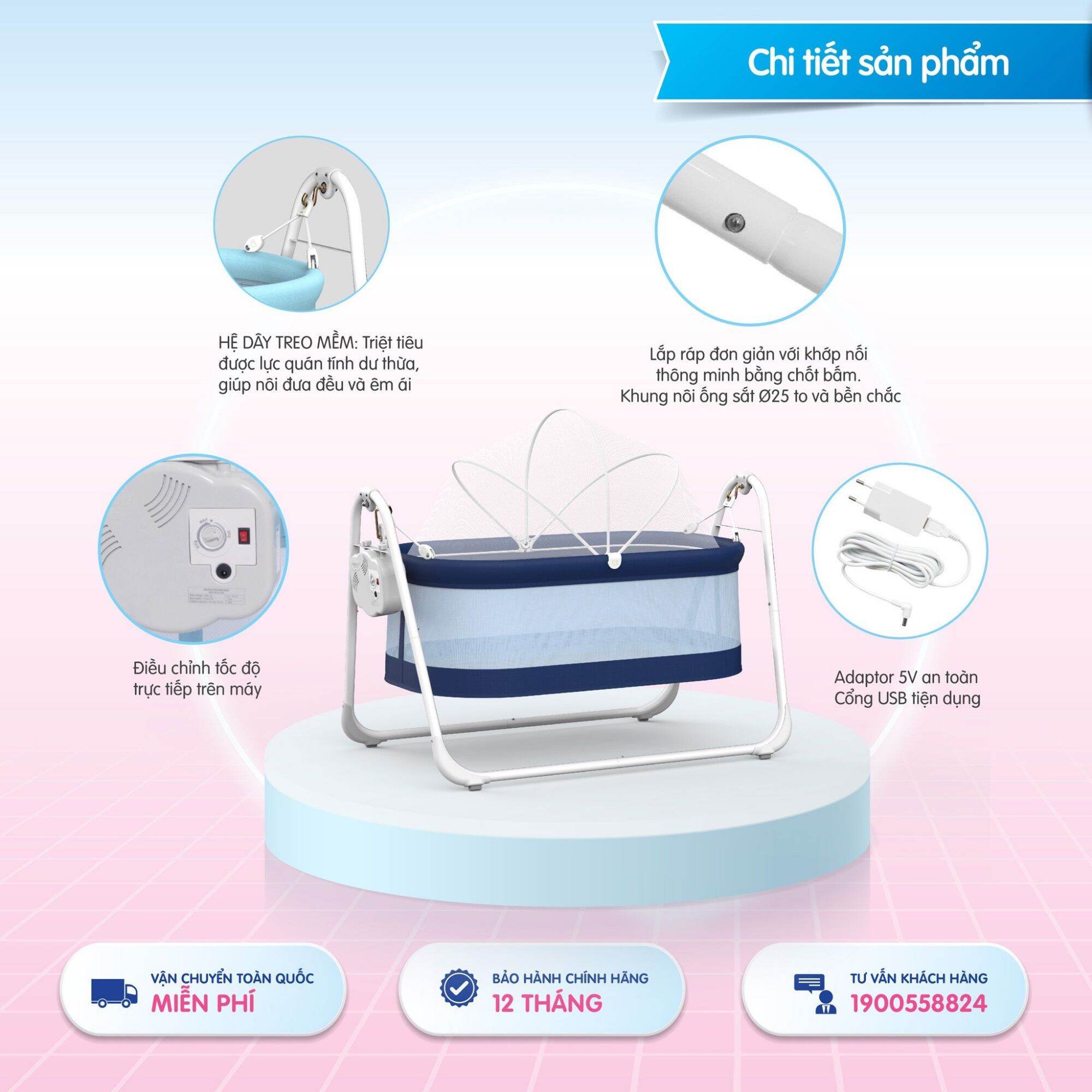 Nôi Điện Tự Động Autoru