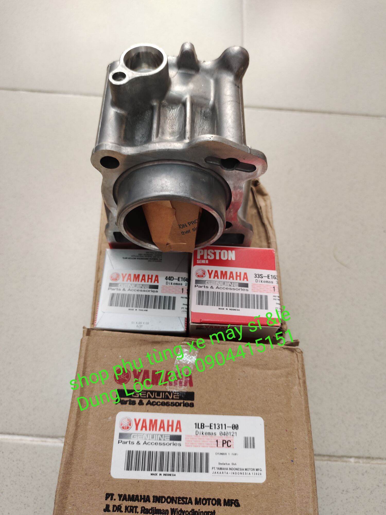 Bộ nòng pitong bạc dùng cho dòng xe tay ga yamaha luvias fi no 5 no6 hàng zin chính hãng yamaha