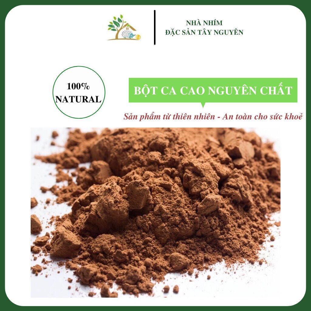 Bột ca cao nguyên chất loại 1 thơm ngon, bổ dưỡng giúp giảm cân hoặc tăng cân hũ 500gr