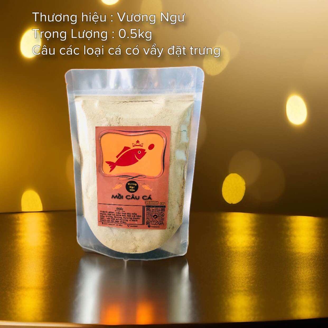 Mồi câu cá chuyên Mè Vinh - Dưng - Mề Dảnh - gói lớn nữa ký