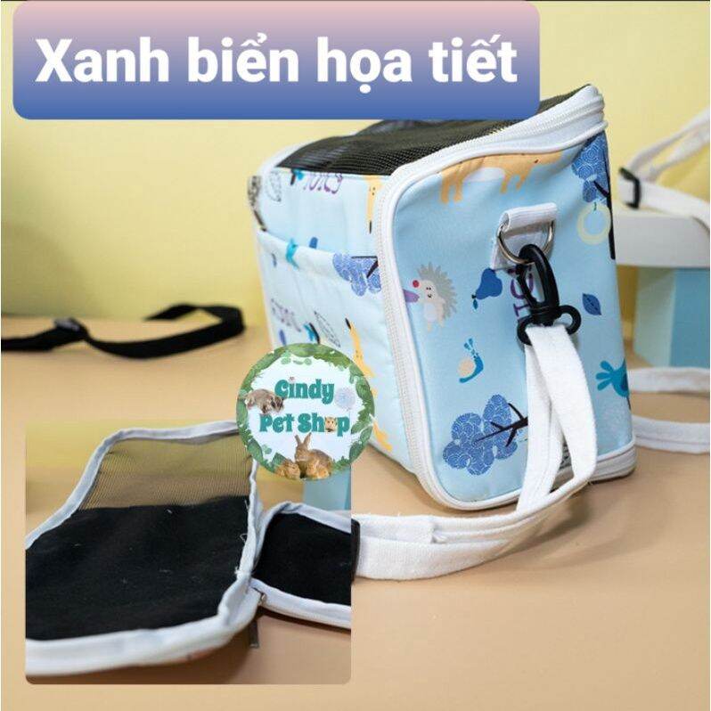 Túi đeo du lịch cho hamster, sóc bông, sóc bay, nhím, dumbo rat,...