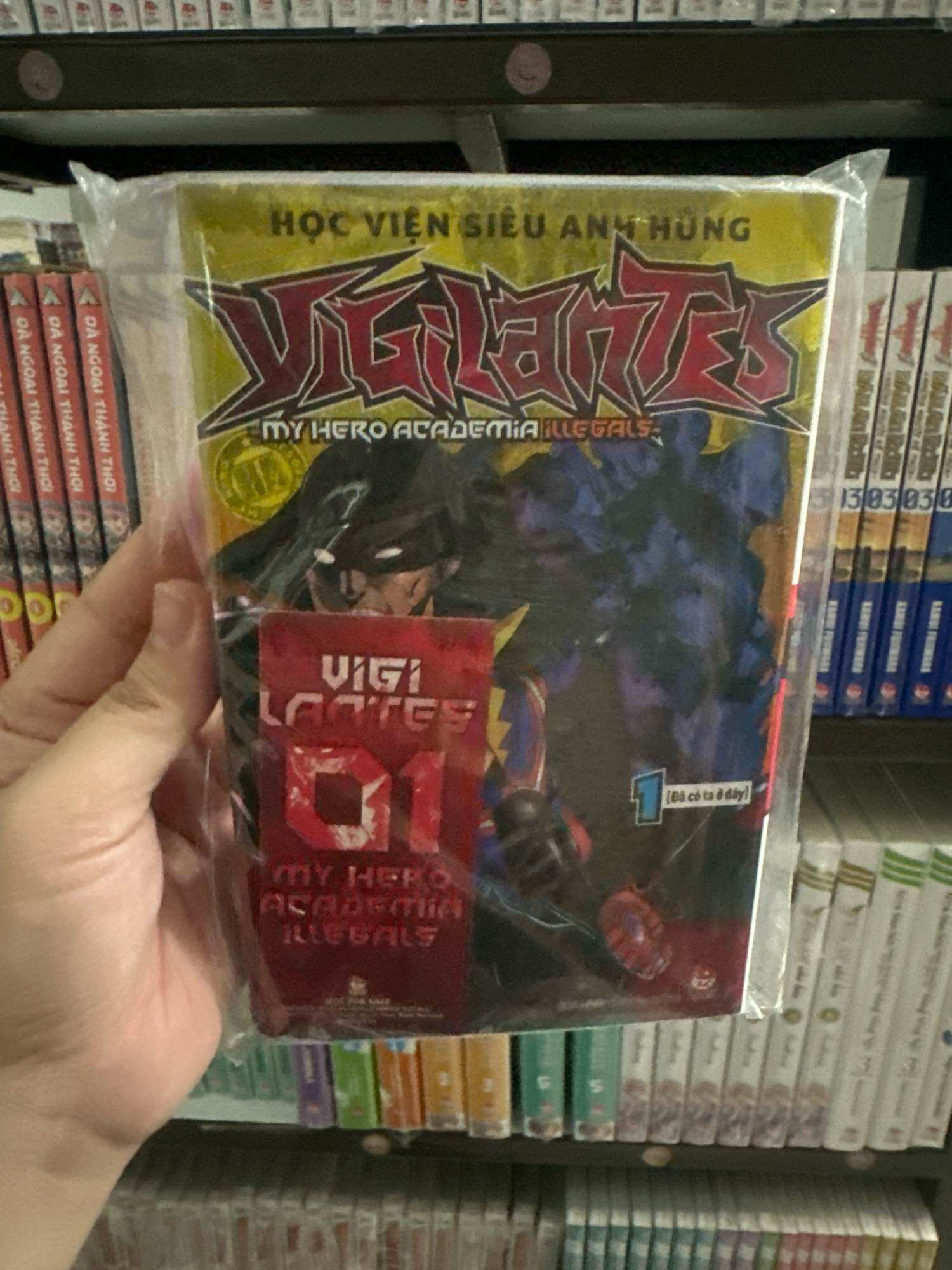 HVSAH Vigilantes 1 k seal kèm bookmark