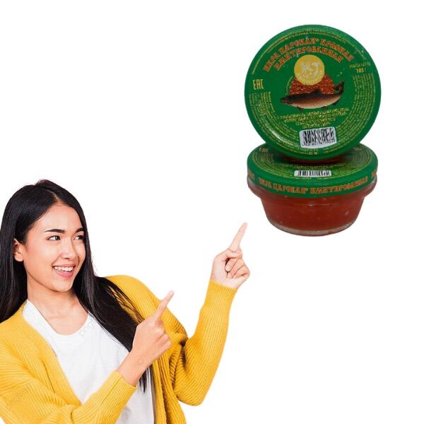 Trứng cá hồi đỏ 105g NK Nga