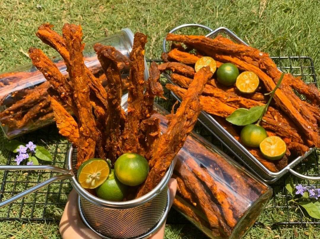 Khô Bò que loại ngon thịt mềm thơm vị đặc biệt xuất sắc luôn 250gr