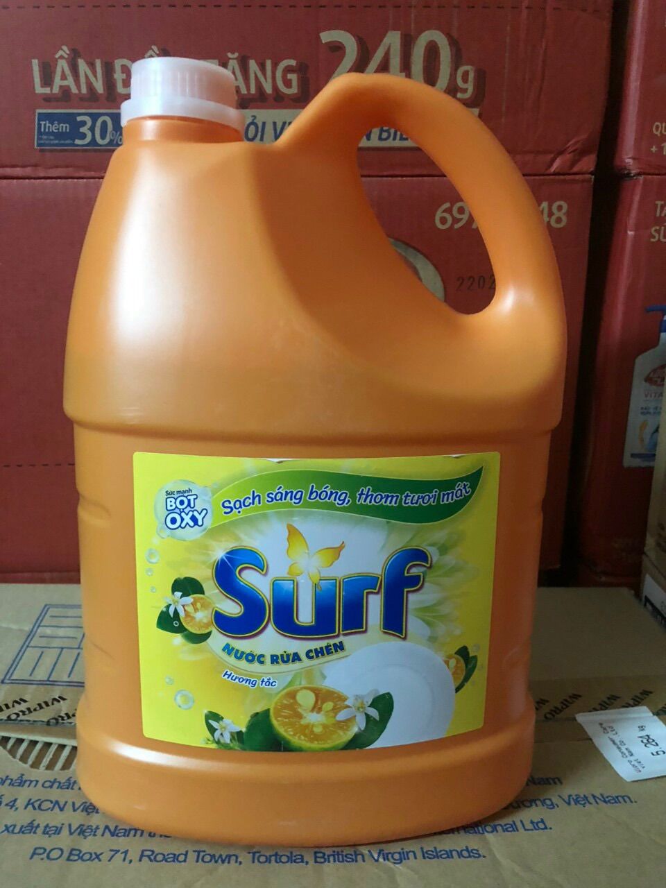 Nước rửa chén surf chanh xả / tắc 3.8kg