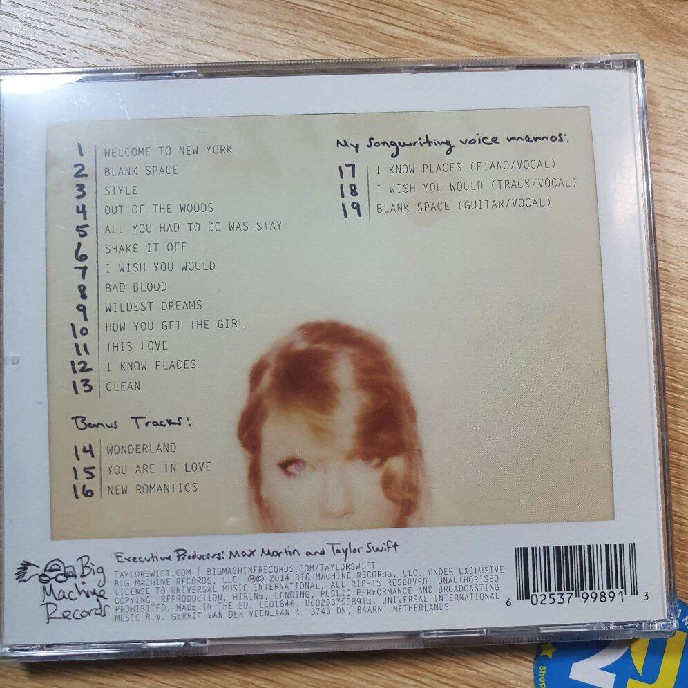 CD album 1989 (Deluxe) - Taylor Swift - 2U Store CDs