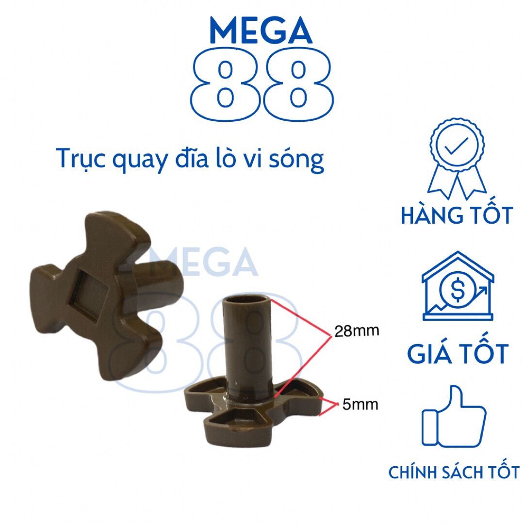 Trục xoay đĩa lò vi sóng - Chấu xoay đĩa lò vi sóng - Vấu xoay lò vi sóng