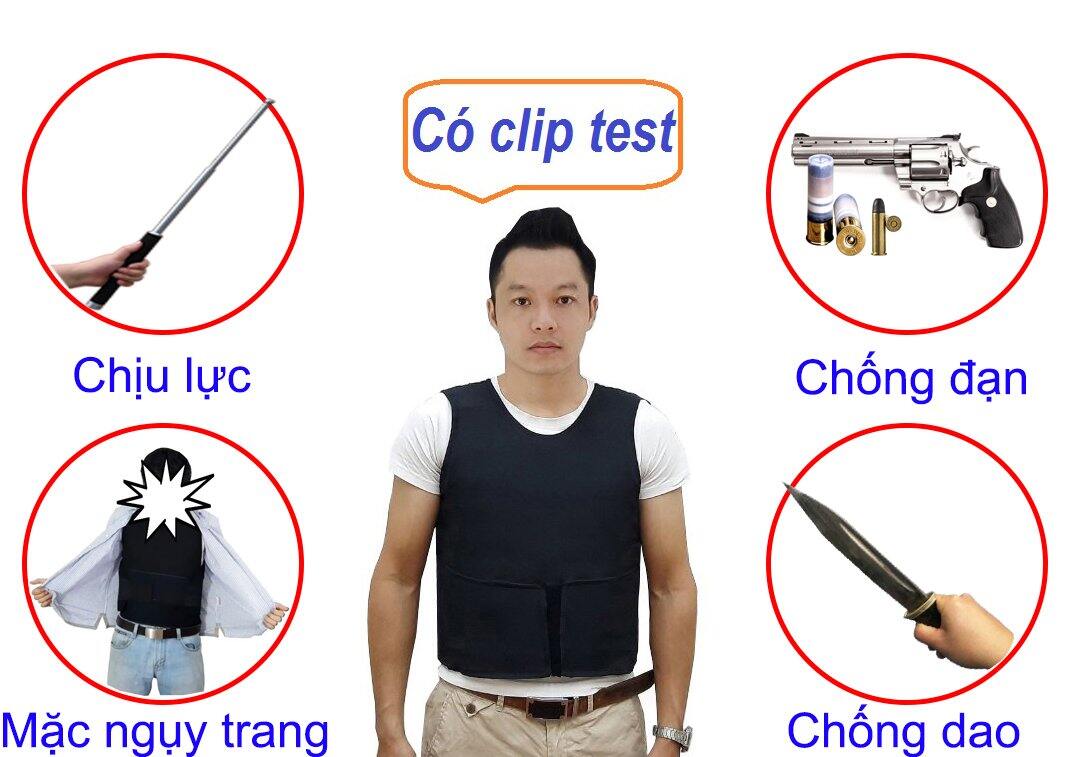 Áo giáp chống dao, chống cả Đ a.n, mặc gọn, kín