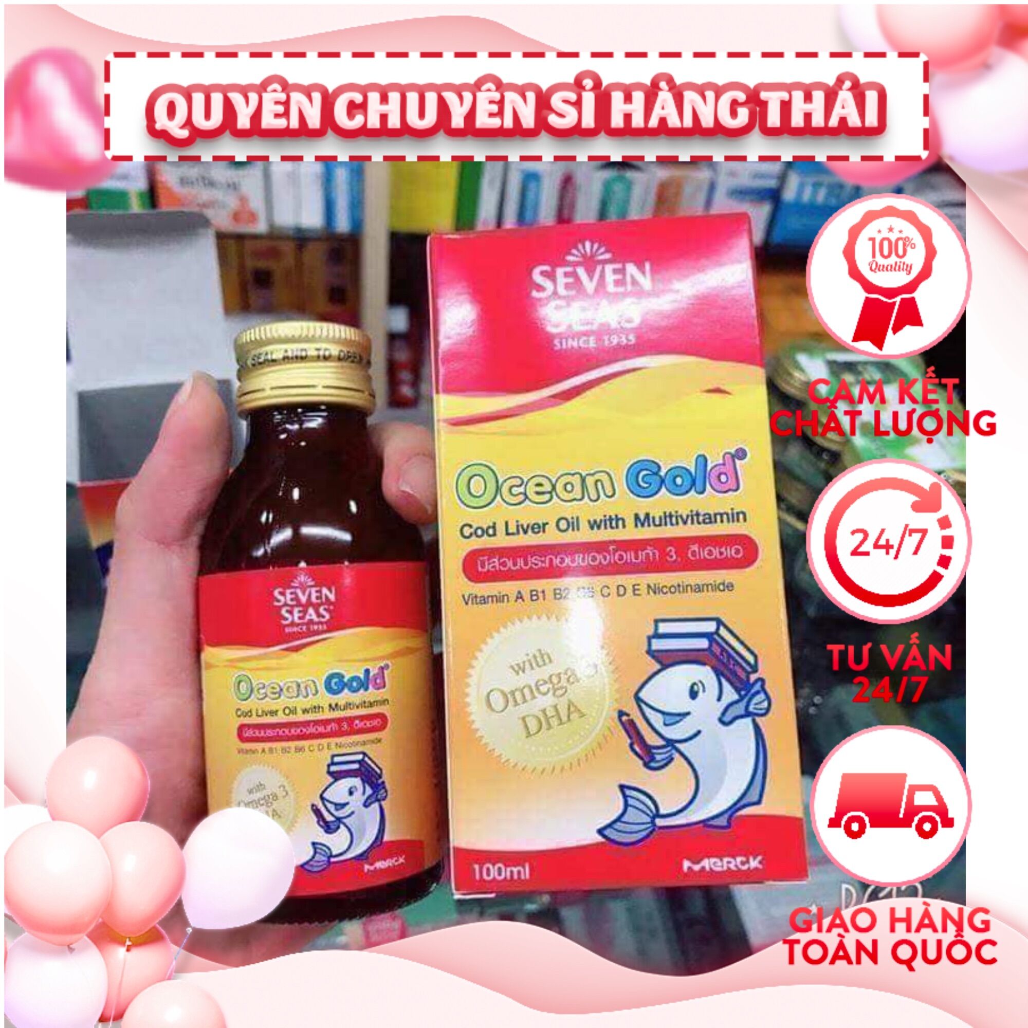 Siro Ocean Gold cho trẻ ăn ngon thái lan
