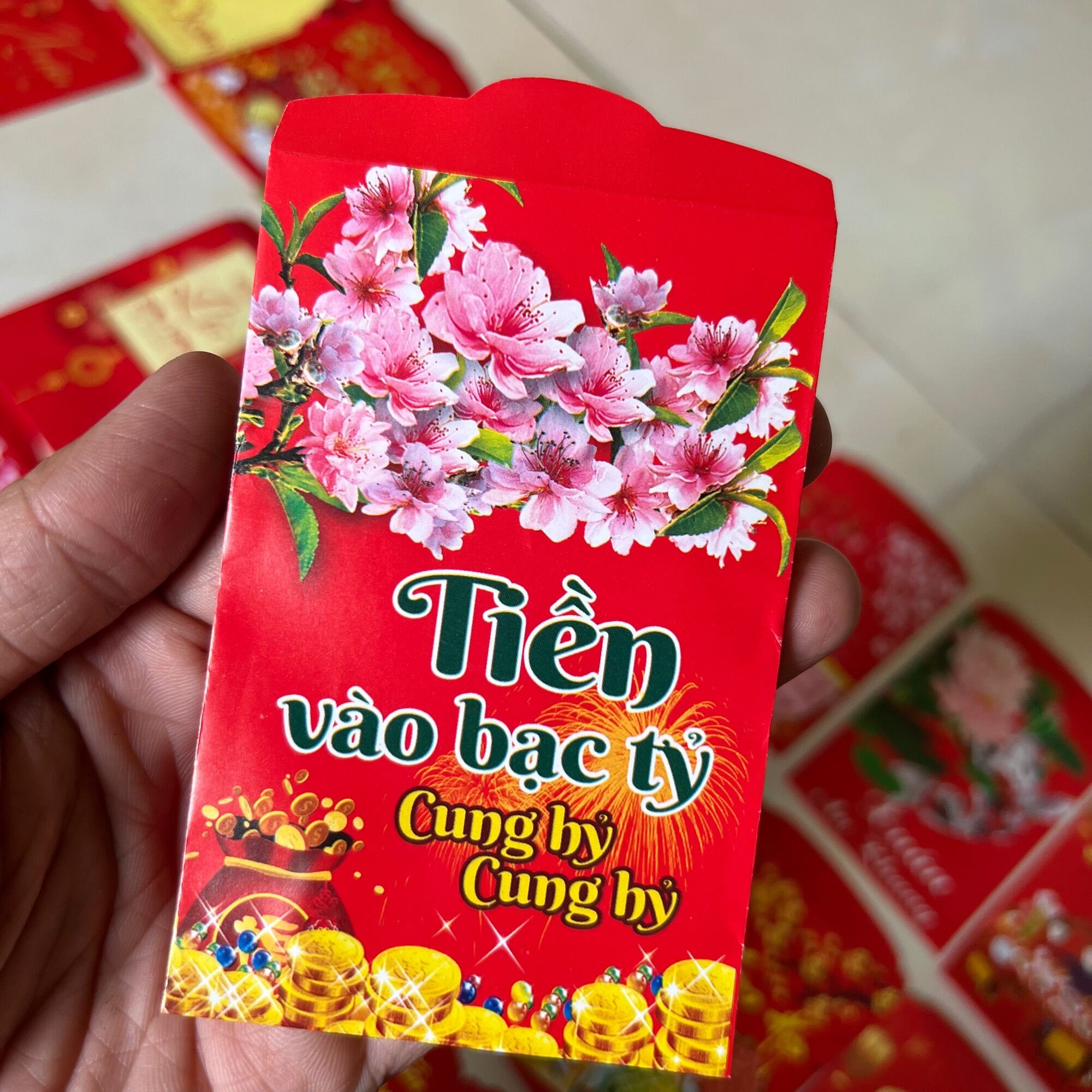 Sỉ 1000 bao lì xì truyền thống (7x11cm)