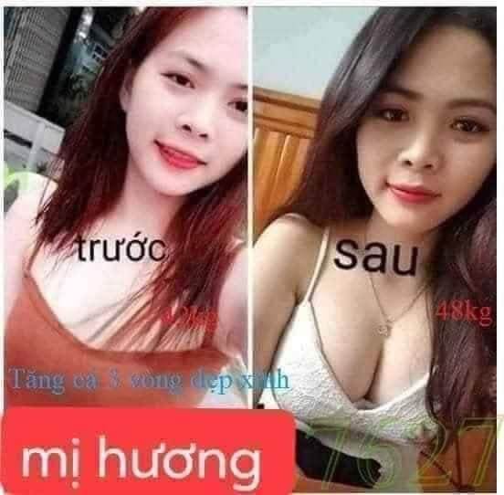 Bột Tăng Vòng 1 Cấp Tốc Mị Hương Chính Hãng Giúp Bạn Có Một Vòng 1 Tự Nhiên Tăng 2 - 3 Cm 1 Hộp