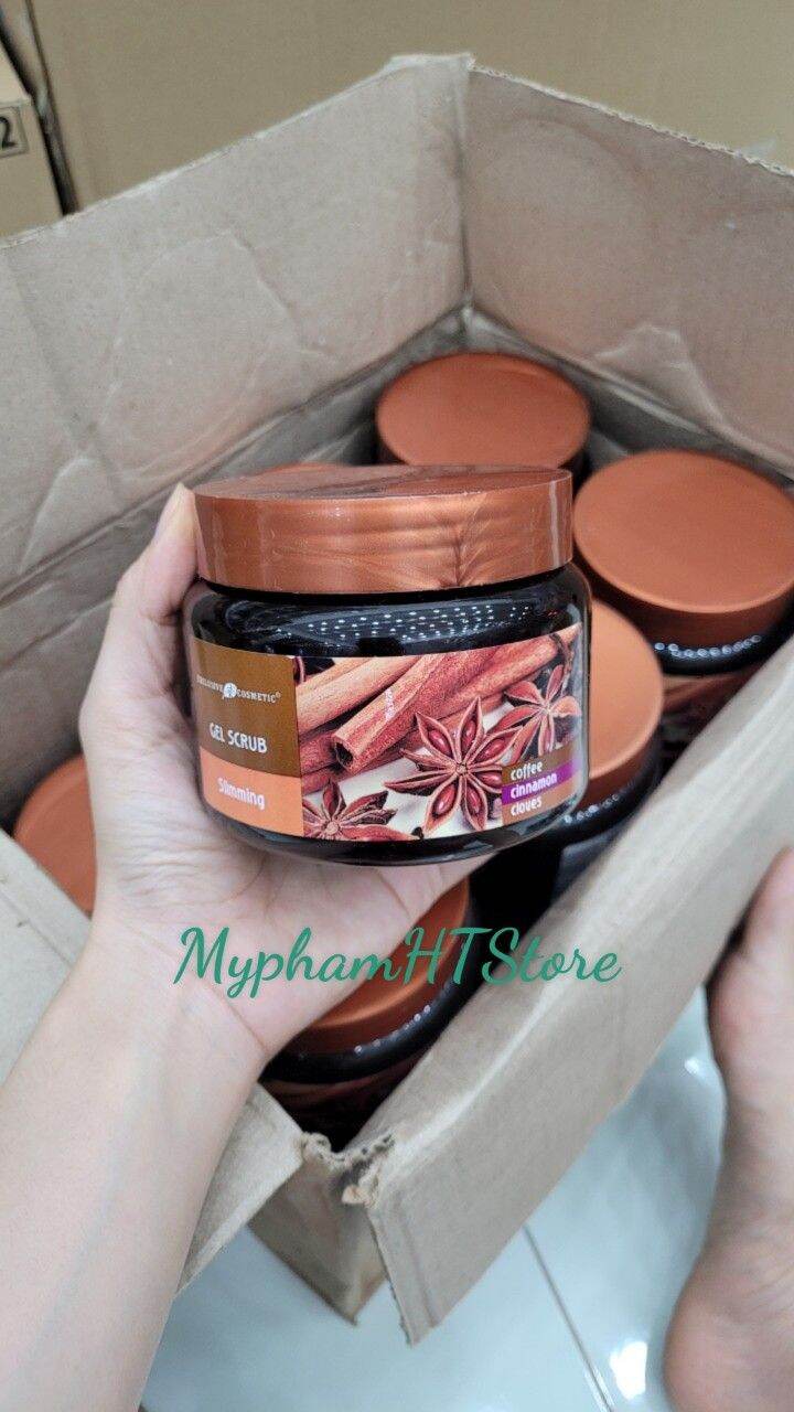 Tẩy tế bào chết quế hồi & cà phê nga 380g