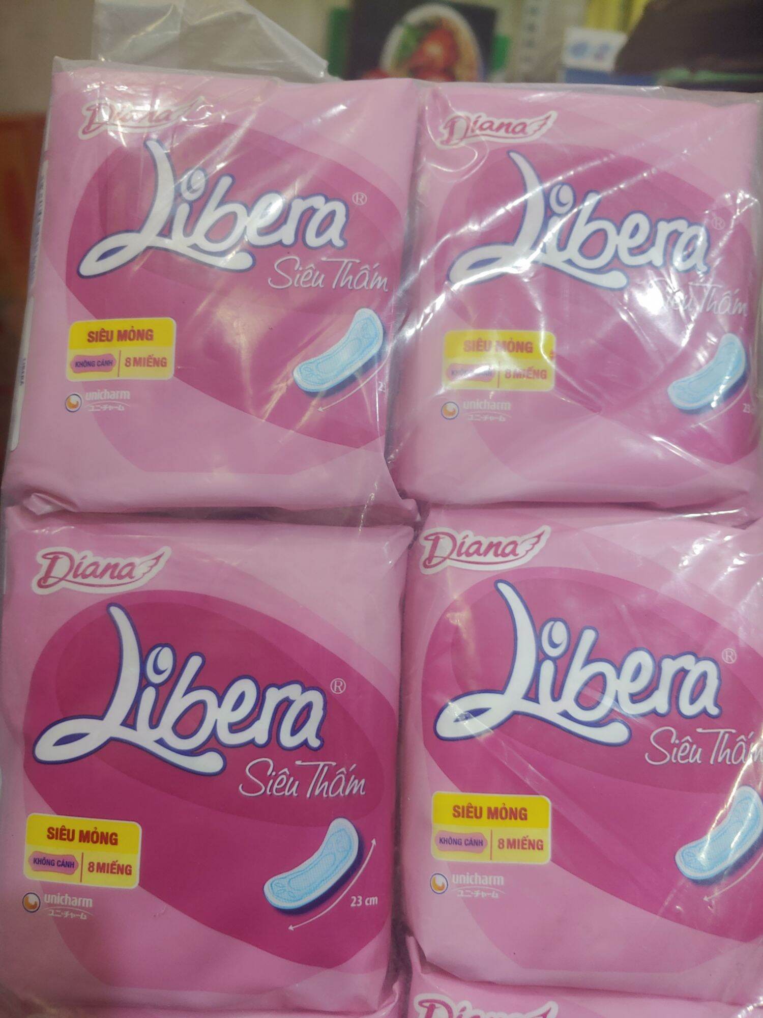 Băng vệ sinh Libera siêu mỏng có cánh/không cánh
