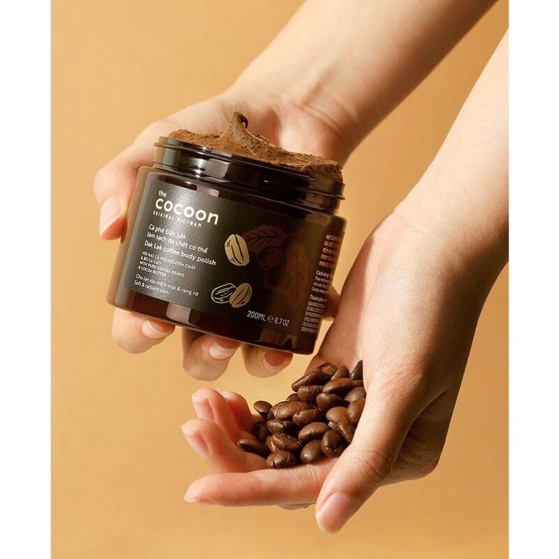 Tẩy Da Chết Cơ Thể Cà Phê Đắk Lắk Cocoon 200ml