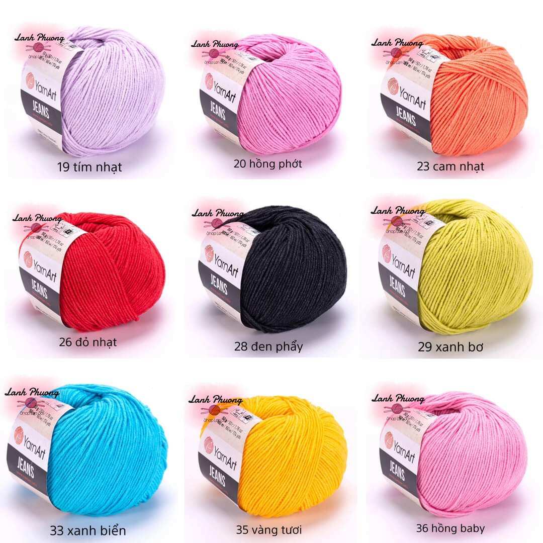 Len Jeans Art Thổ Nhĩ Kỳ 50gr