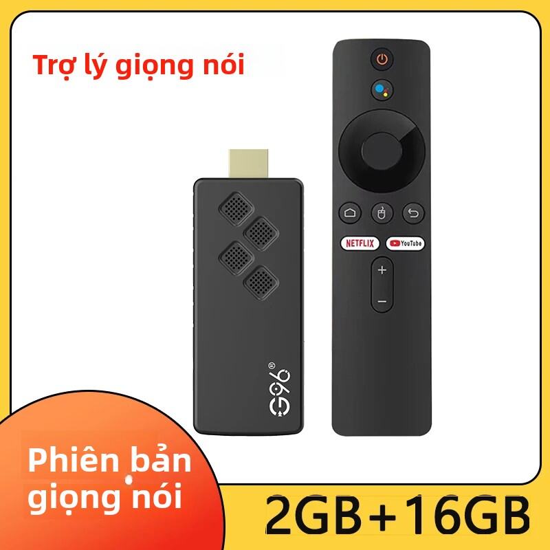 X96 G96 Phiên Bản Toàn Cầu TV Stick Q2 Android 13 4K Phát Trực Tuyến Di Động Trợ Lý Giọng Nói 2GB 16