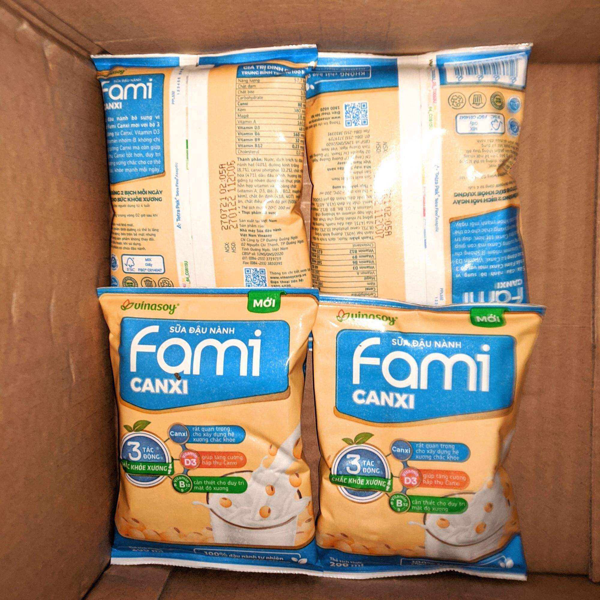 Combo 6 bịch sữa đậu nành Fami