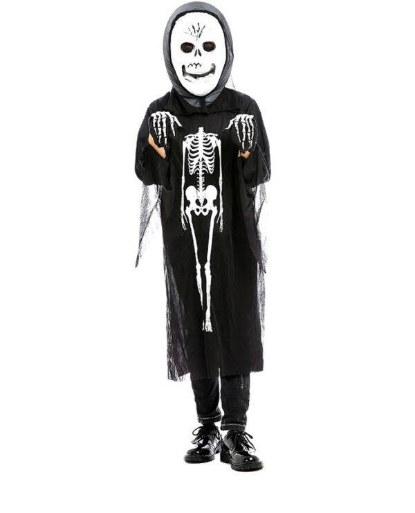 Áo choàng bộ xương halloween 120cm