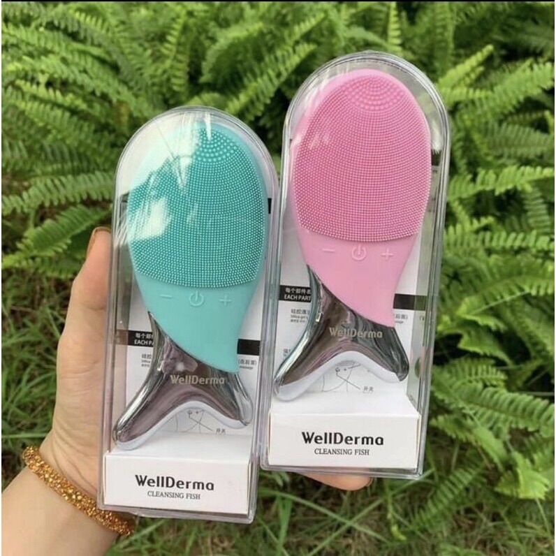 Máy rửa mặt hình cá WellDerma Cleansing Fish
