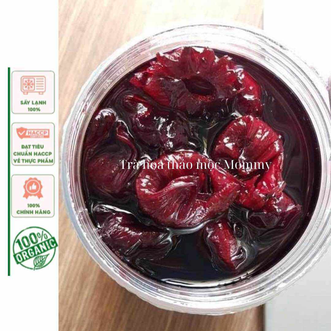 Siro hoa atiso đỏ, mứt atiso đỏ hủ 1kg [Hibicus]