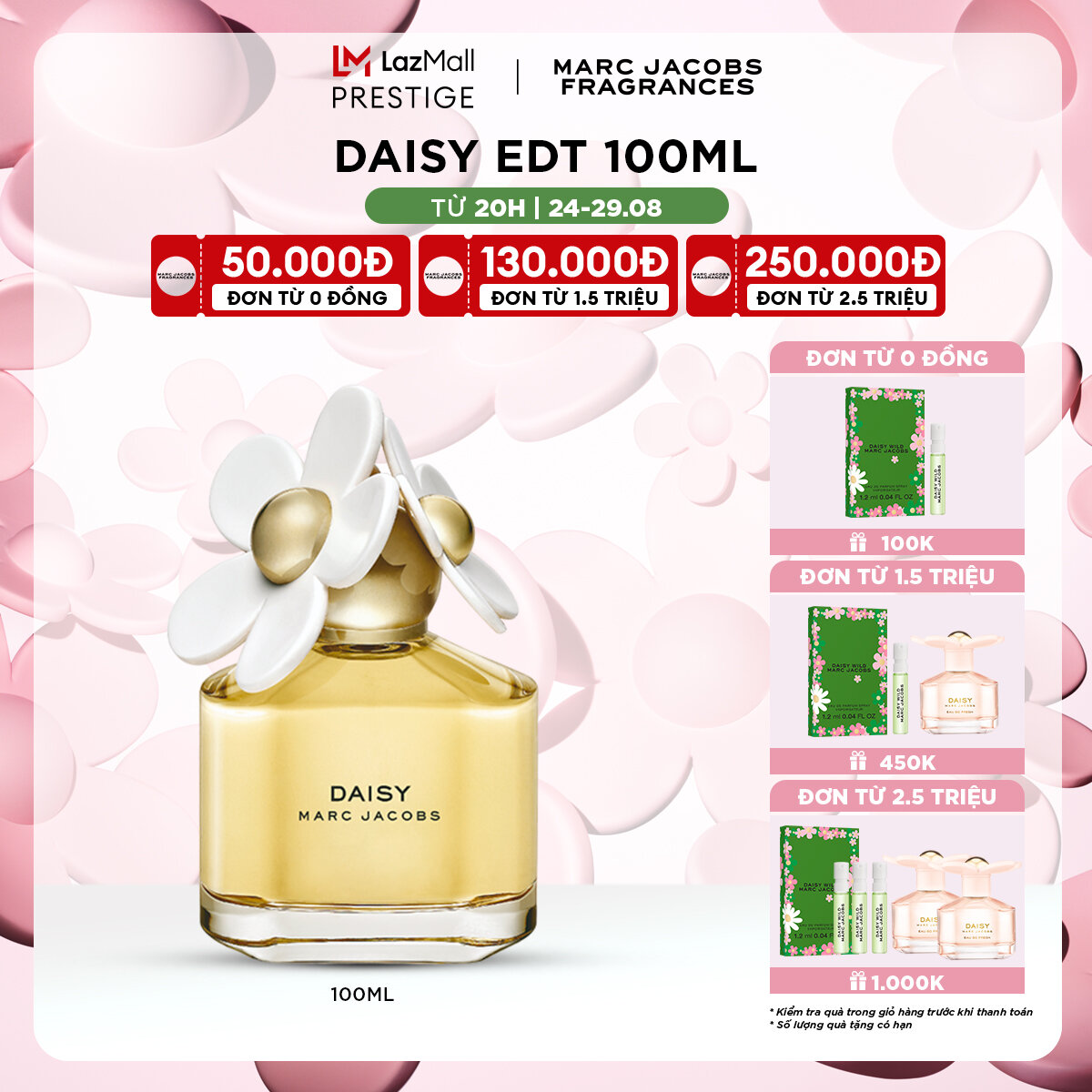 Nước hoa nữ marc jacobs daisy edt 100ml