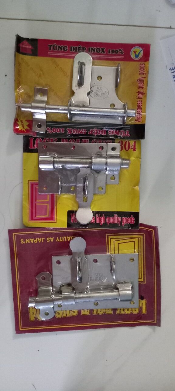 Chốt ngang khóa cửa inox 304