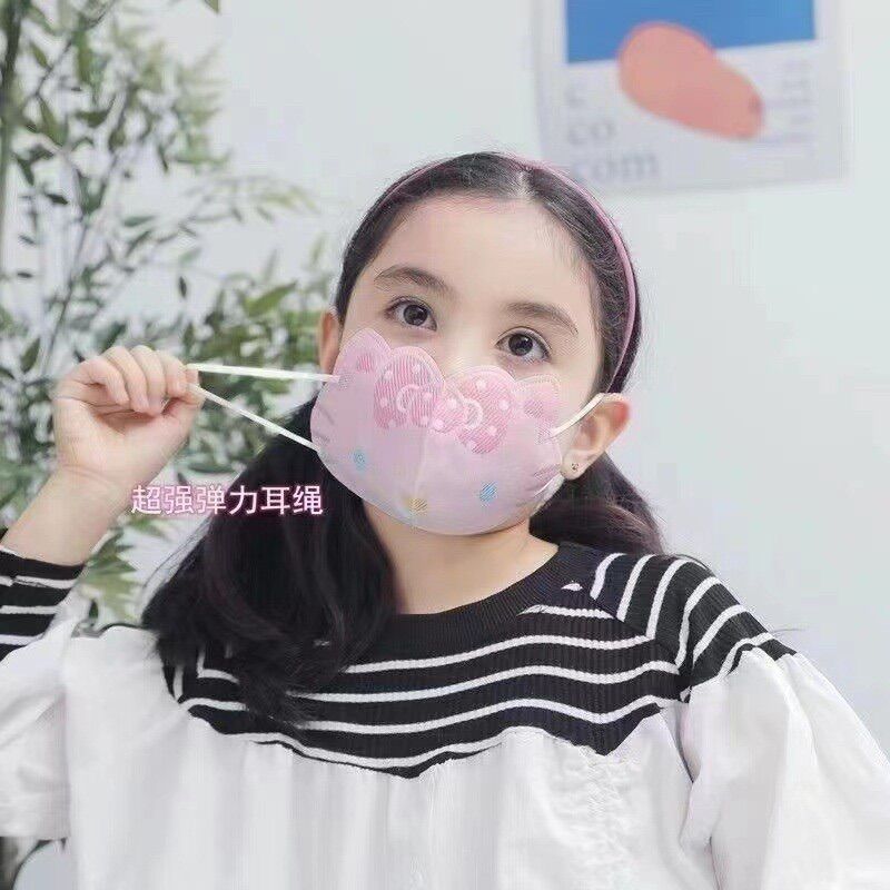 TÚI 10c KHẤU TRANG SIÊU NHÂN KITTY