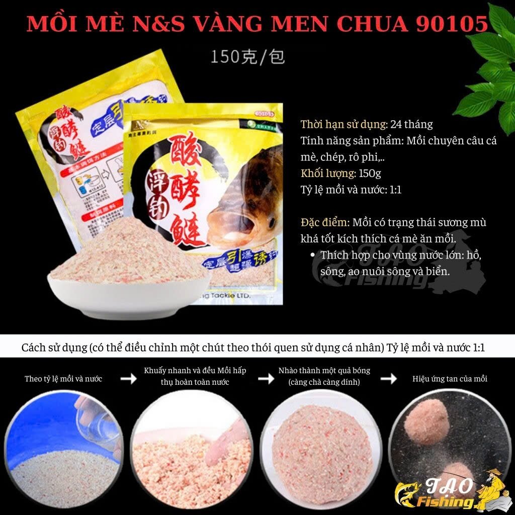 Mồi câu cá mè hồng NS
250gram