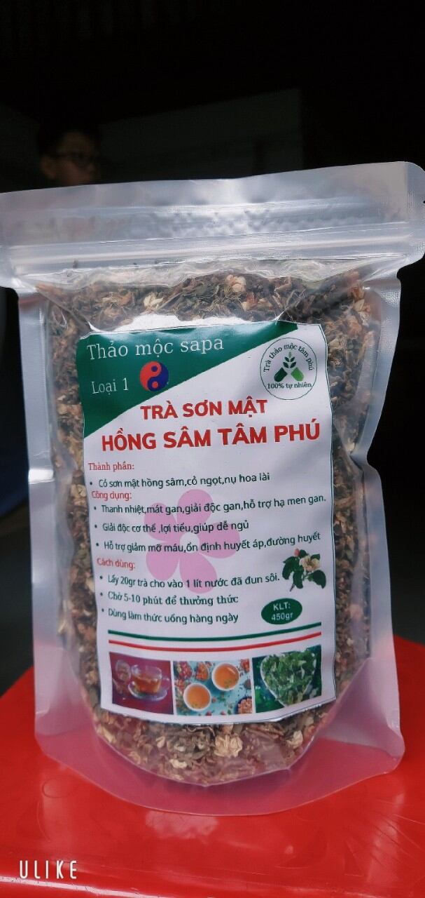 Trà sơn mật hồng sâm Tâm Phú
