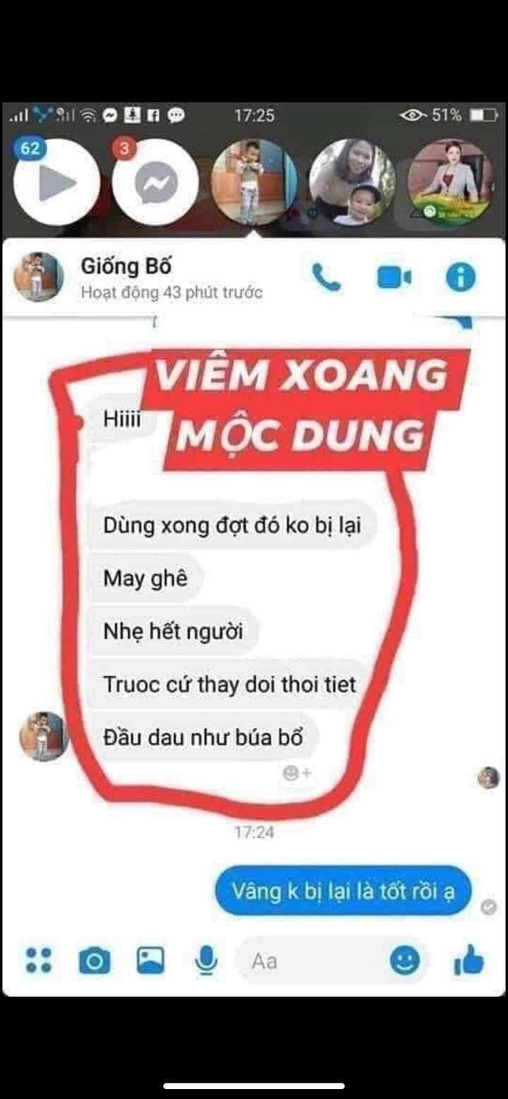 Viêm xoang Mộc Dung