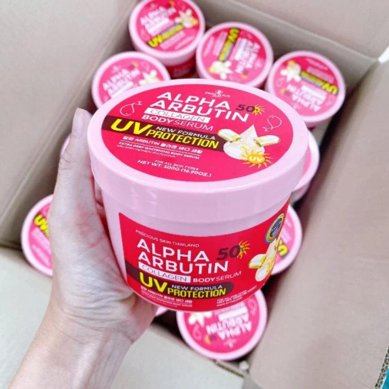 [Chuẩn Thái] Kem dưỡng body Alpha Arbutin 3 plus - collagen