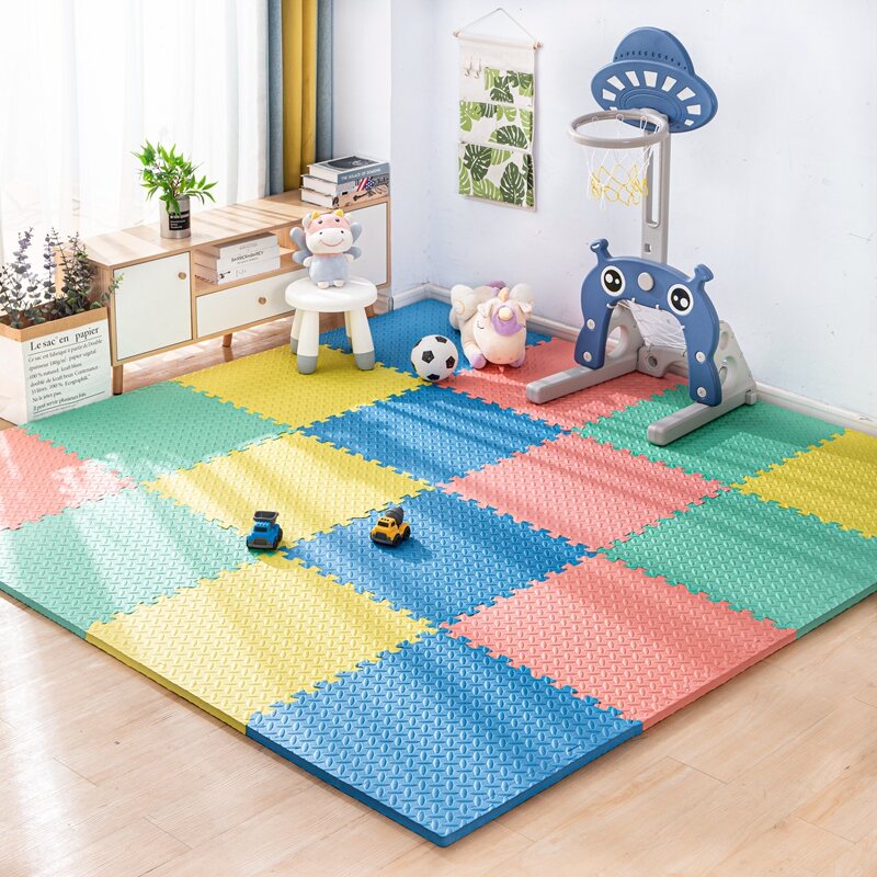 JIFANPAUL | Thảm xốp ghép miếng dày dùng cho bé bò