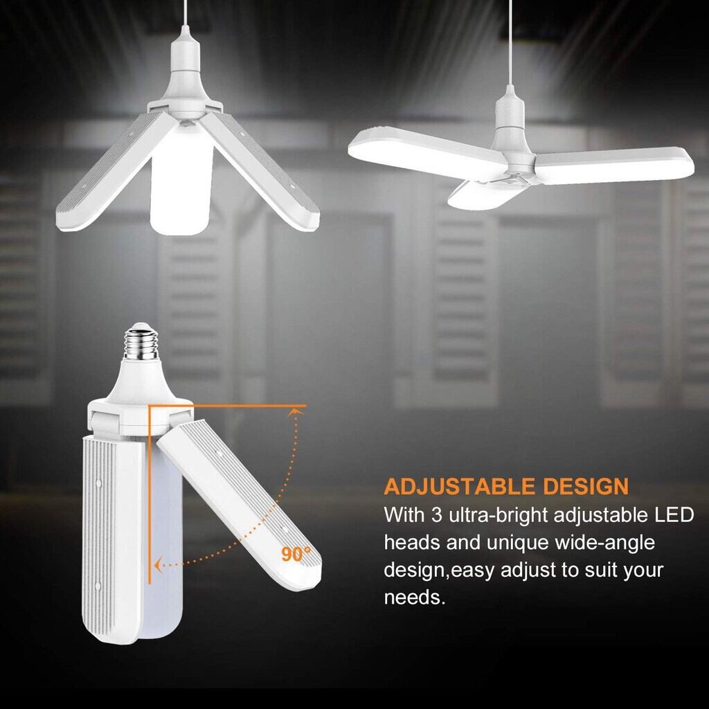 Bóng đèn led siêu sáng 45w hình cánh quạt_ bảo hành 1 năm